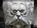 Sculpted stone mask figure on St. StephenÃ¢â¬â¢s Cathedral in Vienna
